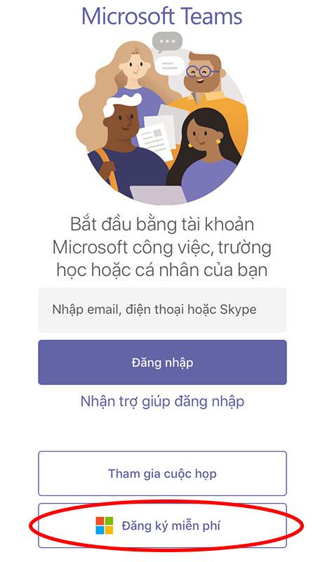 Instruktioner för att installera och registrera Microsoft Teams på din telefon