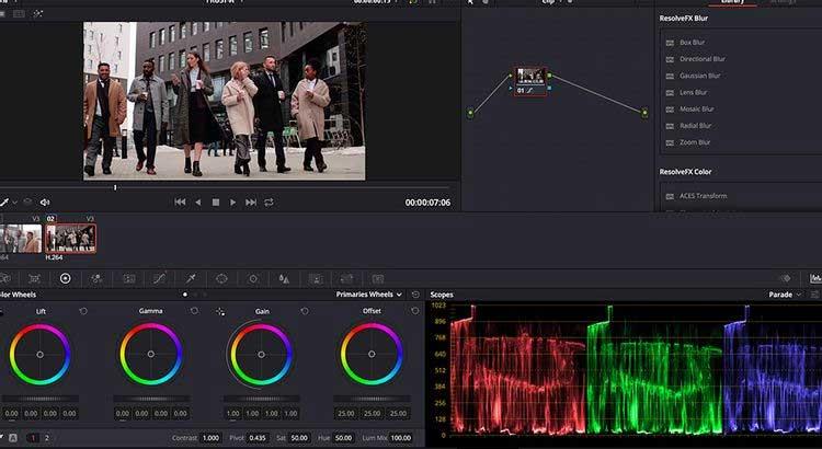 Com utilitzar les eines de correcció de color a DaVinci Resolve