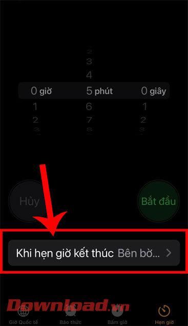 Instruktioner til at indstille en timer til at slukke for musik og stoppe videoer automatisk på iPhone