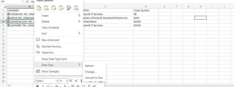 Sådan bruger du Geografi-funktionen i Microsoft Excel