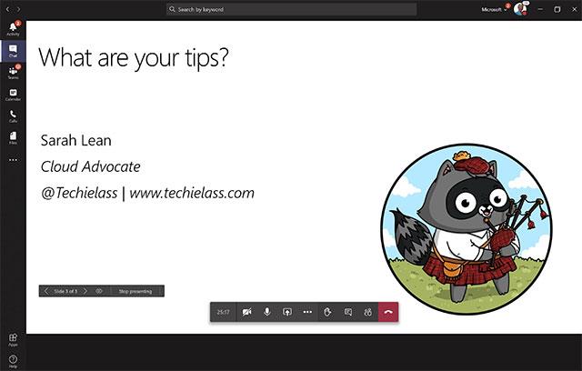 Jak prezentovat prezentace PowerPoint v Microsoft Teams a přitom zobrazovat rámeček chatu
