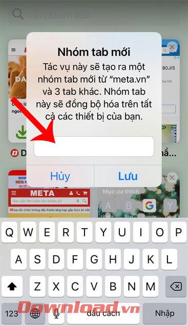 Navodila za ustvarjanje skupin Safari Tab v sistemu iOS 15