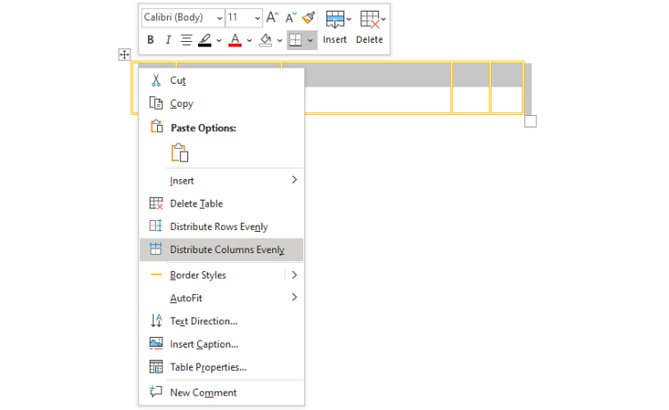 Kaip naudoti „Draw Table“ programoje „Microsoft Word“.