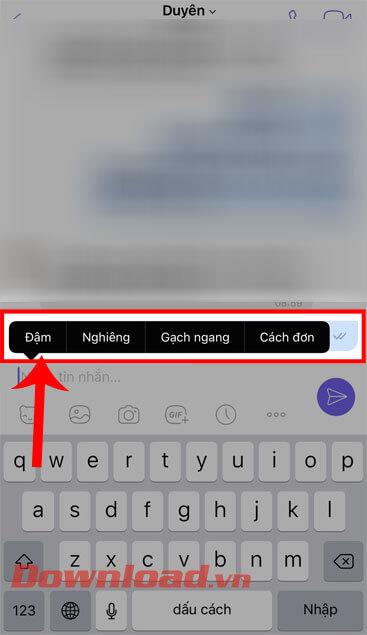 Instruktioner för att skapa stilar för meddelanden på Viber