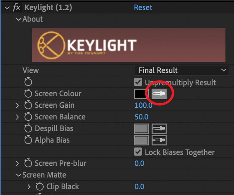 Как да използвате приставката Keylight в After Effects