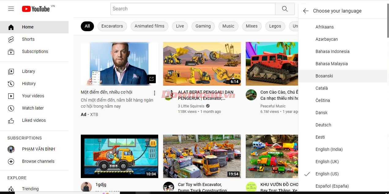 Slik slår du av YouTube-titteloversettelse