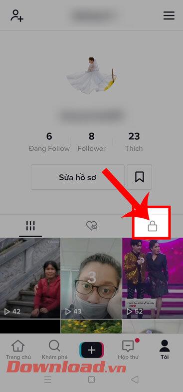 Instruccions per amagar vídeos publicats a TikTok