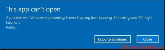 Instruksjoner for å fikse Snipping Tool-feil på Windows 11