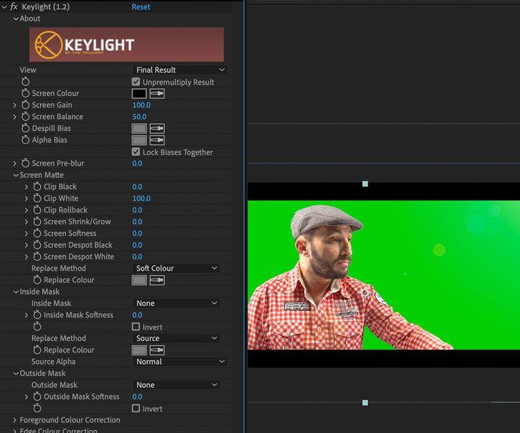 Kako uporabljati vtičnik Keylight v After Effects