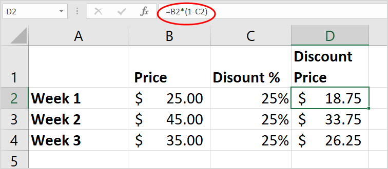 Com calcular el percentatge a Excel