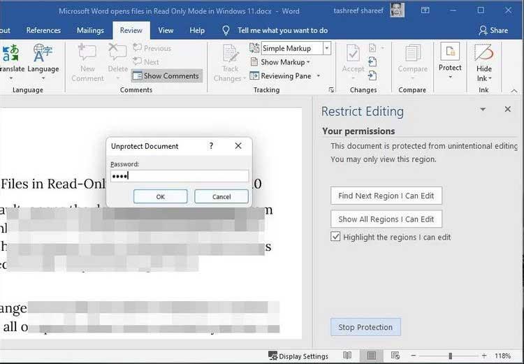 Як заборонити Microsoft Word відкривати файли в режимі лише для читання в Windows