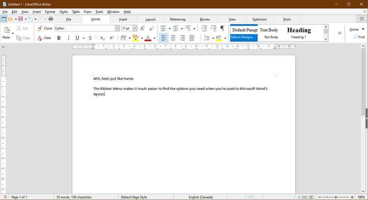 Jak nastavit LibreOffice Writer, aby fungoval jako Microsoft Word