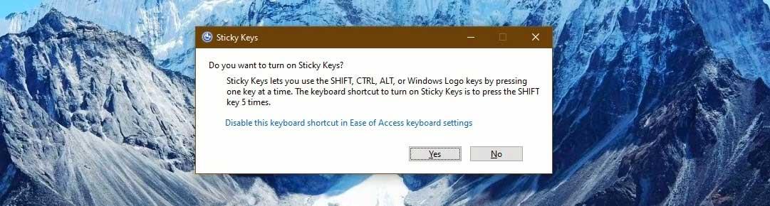 Ako zapnúť / vypnúť Sticky Key v systéme Windows 11