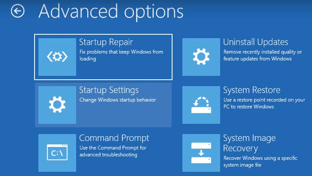 Kako odpraviti napako 0xc0000225 v sistemu Windows 10