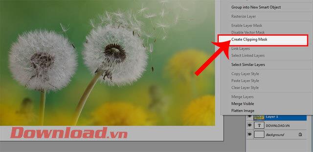 Instruccions per integrar fotos al text a Photoshop