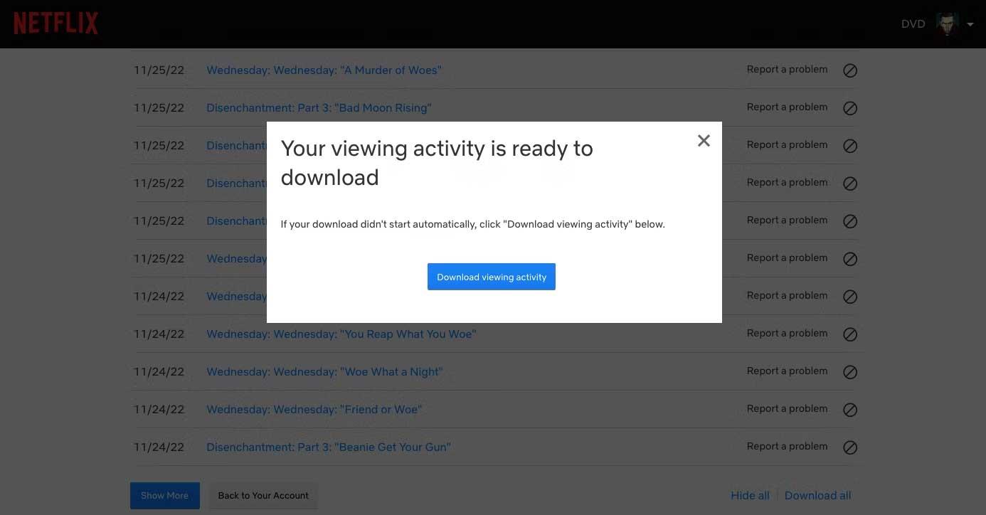 Як переглянути свою активність на Netflix