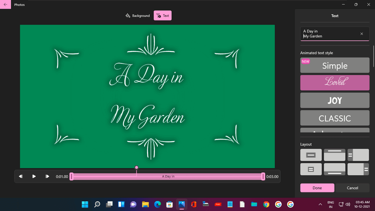 Hvordan lage videoer ved hjelp av Bilder-appen på Windows 11