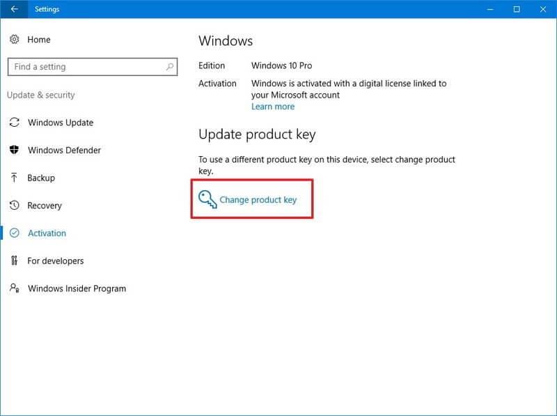 Jak změnit kód Product Key v systému Windows 10