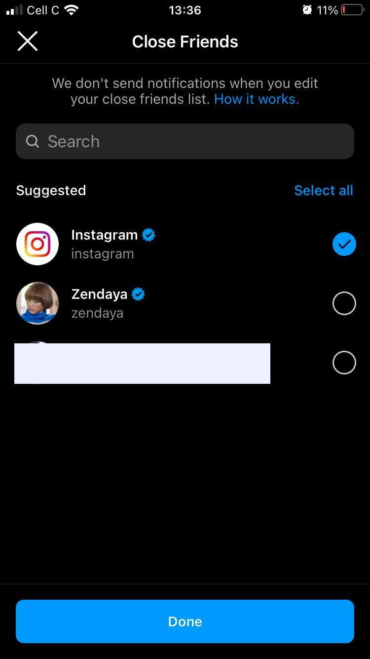 Ako zdieľať príbehy s blízkymi priateľmi na Instagrame