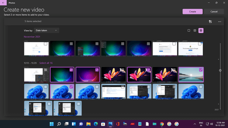 Ako vytvárať videá pomocou aplikácie Fotografie v systéme Windows 11