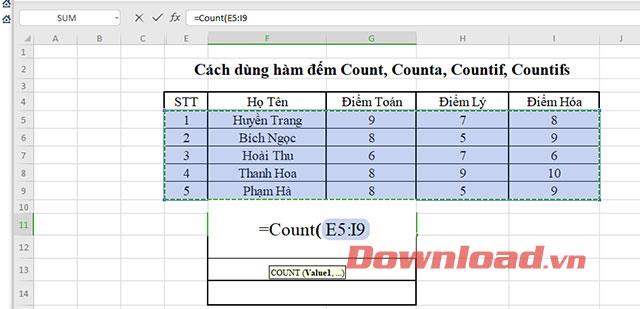 Як використовувати функції підрахунку Count, Counta, Countif, Countifs в Excel