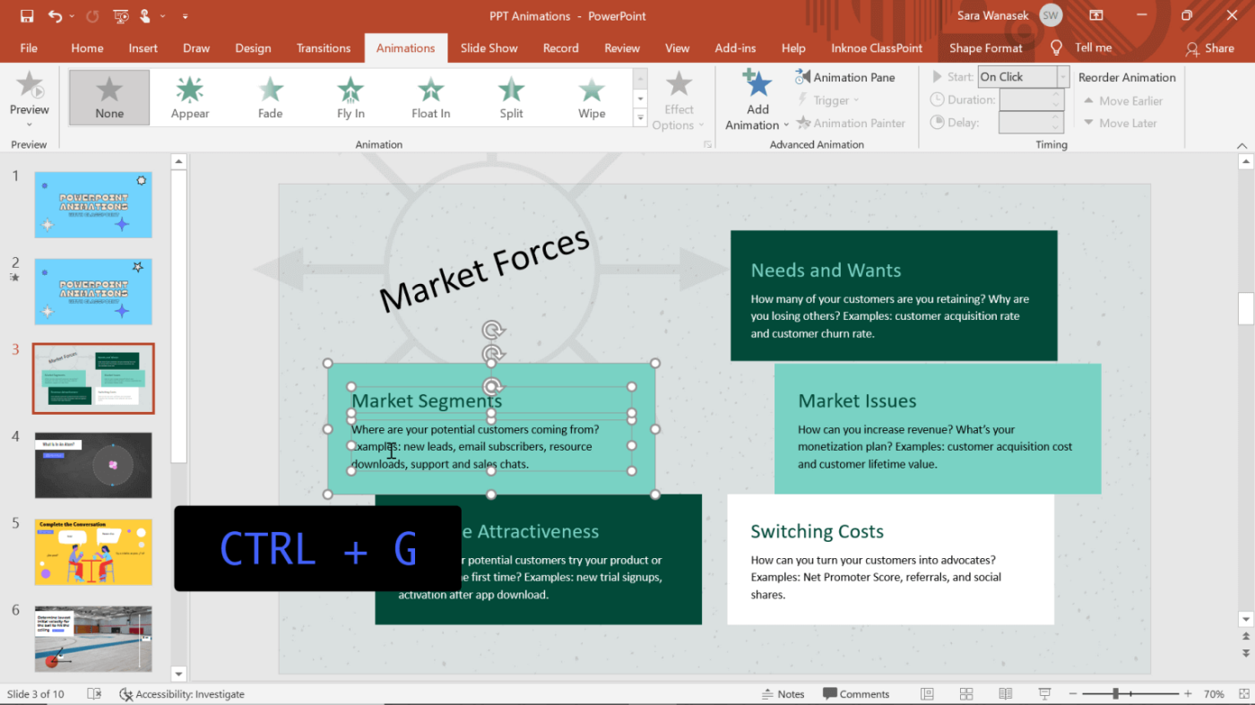 Як створити ефекти, які з’являються один за одним у PowerPoint