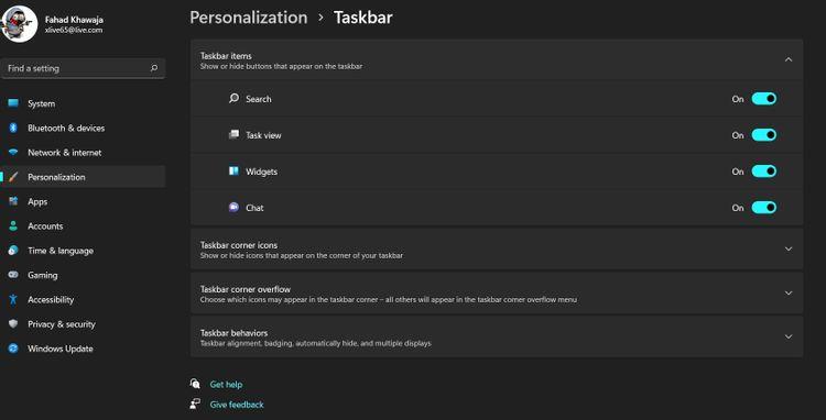 Com personalitzar la barra de tasques a Windows 11