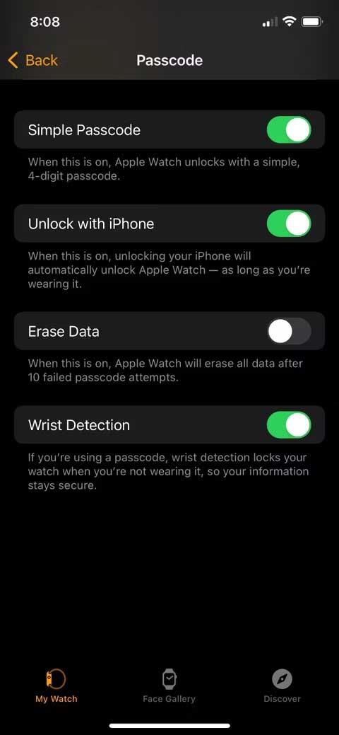 Az Apple Watch privátabbá tételének módjai