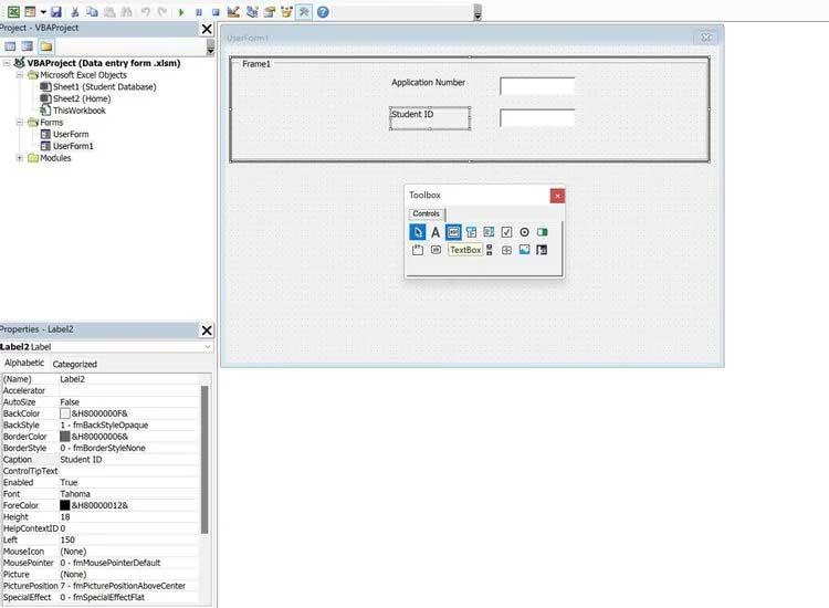 Kako napraviti obrazac za automatski unos podataka u Excel VBA