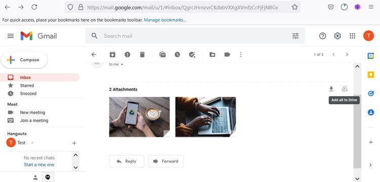 Com desar fitxers adjunts a Gmail a Google Drive