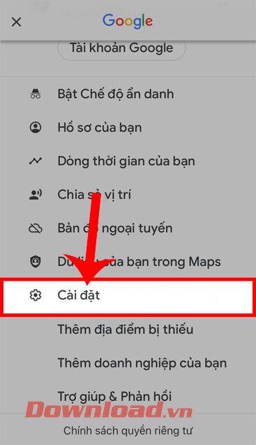 Instruktioner för att radera sökhistorik på Google Maps