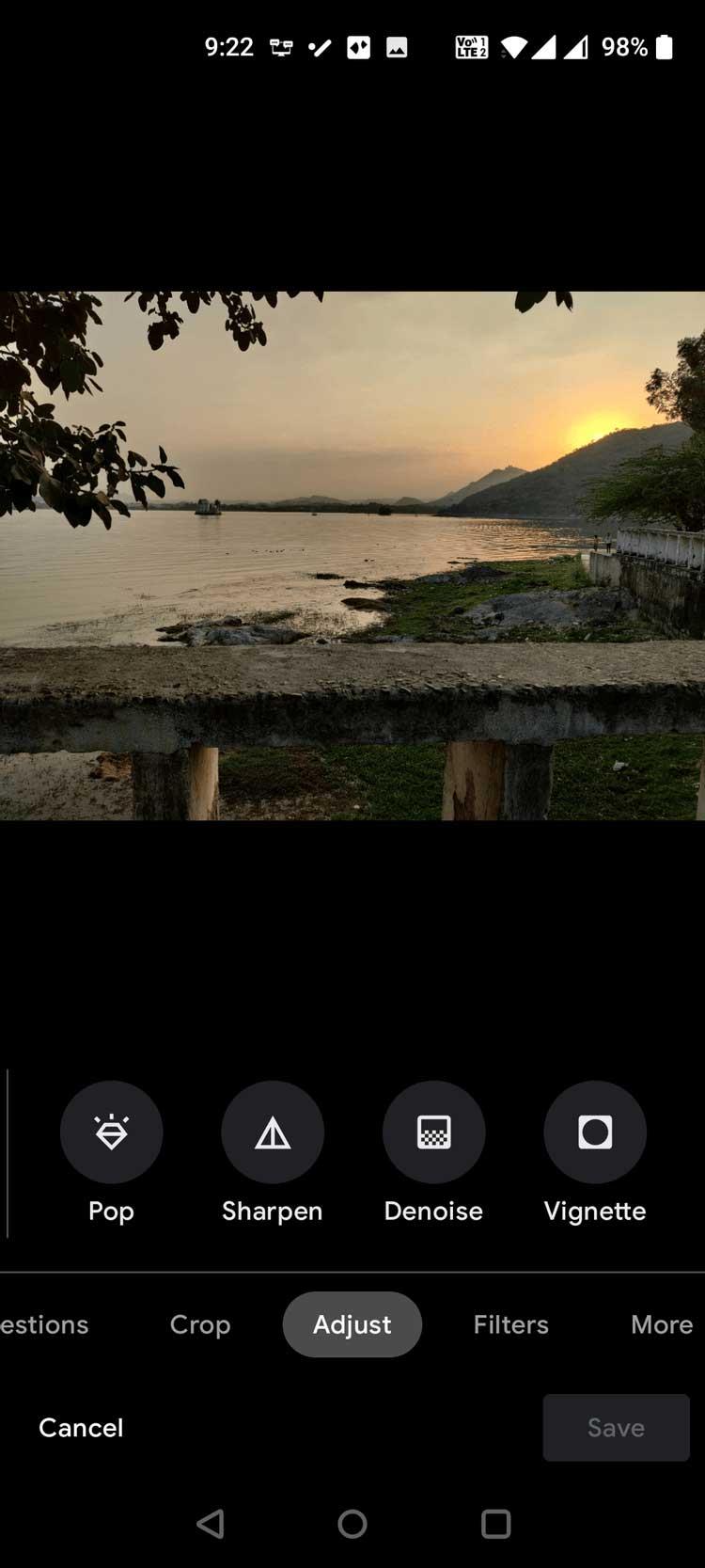 Як збільшити різкість і зменшити шум на фотографіях у Google Фото