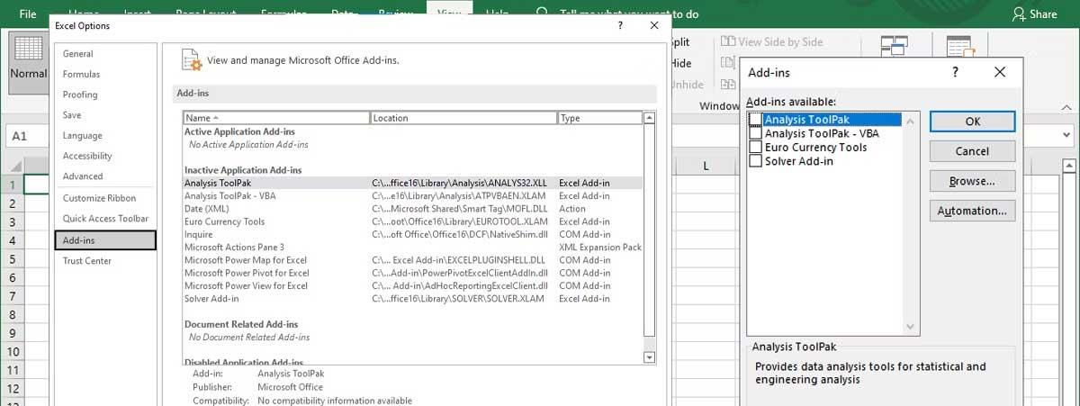 Cách sửa lỗi mở file Excel bị trắng