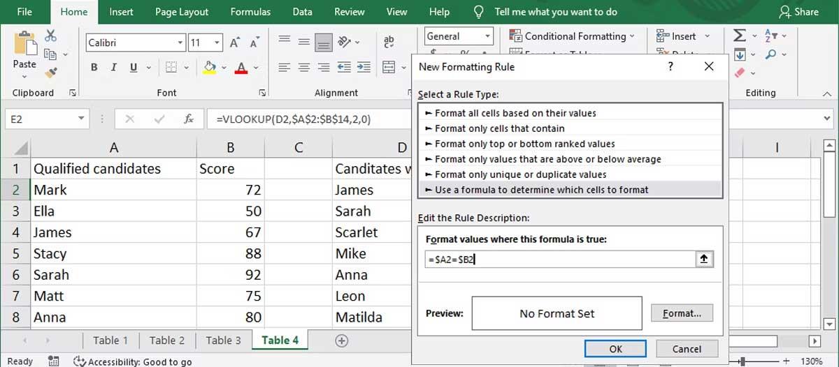 Kaip palyginti du stulpelius „Excel“.