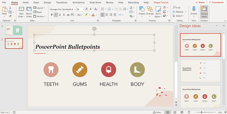 Hur man skapar professionella bildspel med PowerPoint Designer