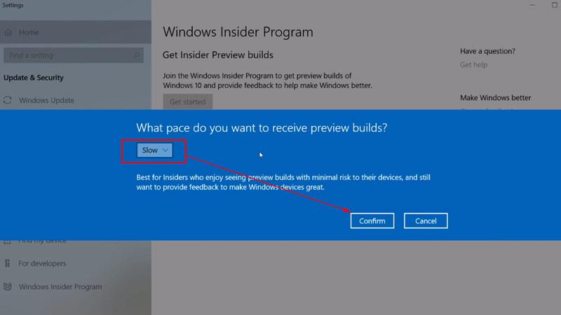 Navodila za prenos zgodnje preskusne različice sistema Windows 11 prek programa Windows Insiders