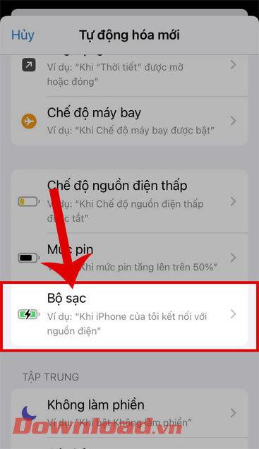 Instruktioner för att skapa batteriladdningseffekt på iPhone