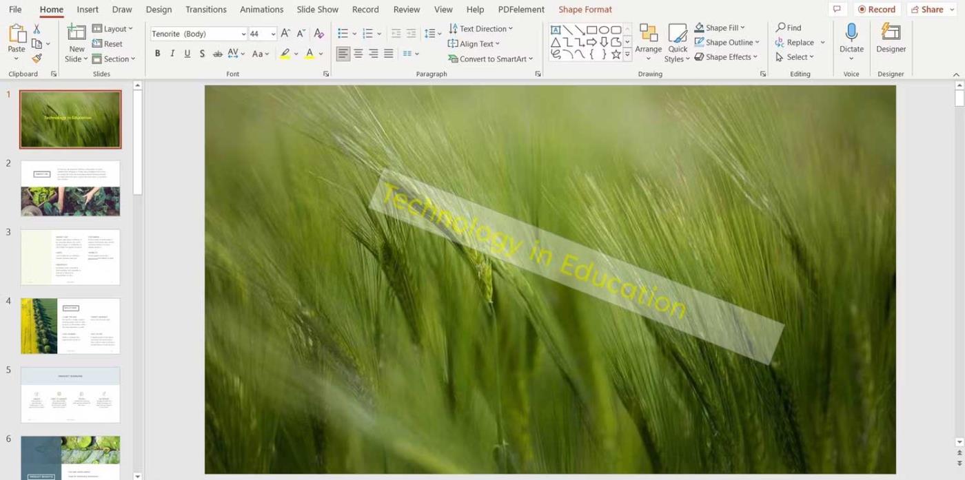 Hur man roterar text och bilder i Microsoft PowerPoint