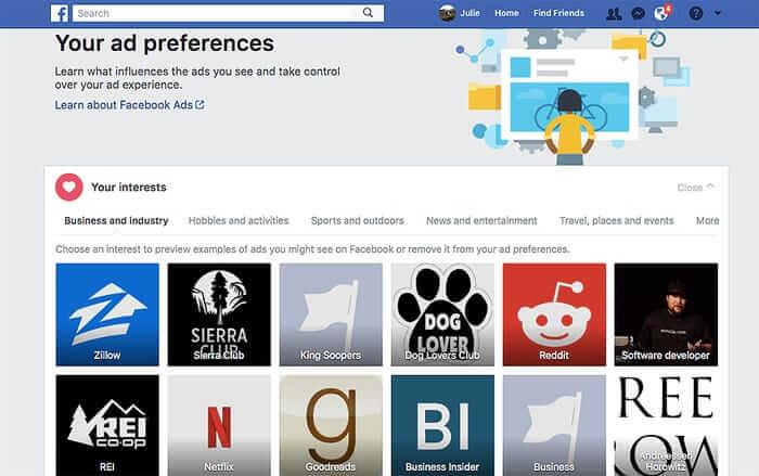 Com veure quina informació té Facebook sobre tu