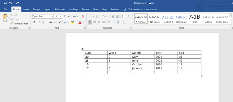 Hur man roterar en tabell i Microsoft Word