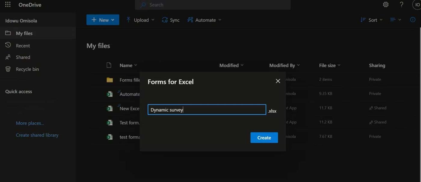 Com sincronitzar les respostes a Microsoft Forms amb Excel