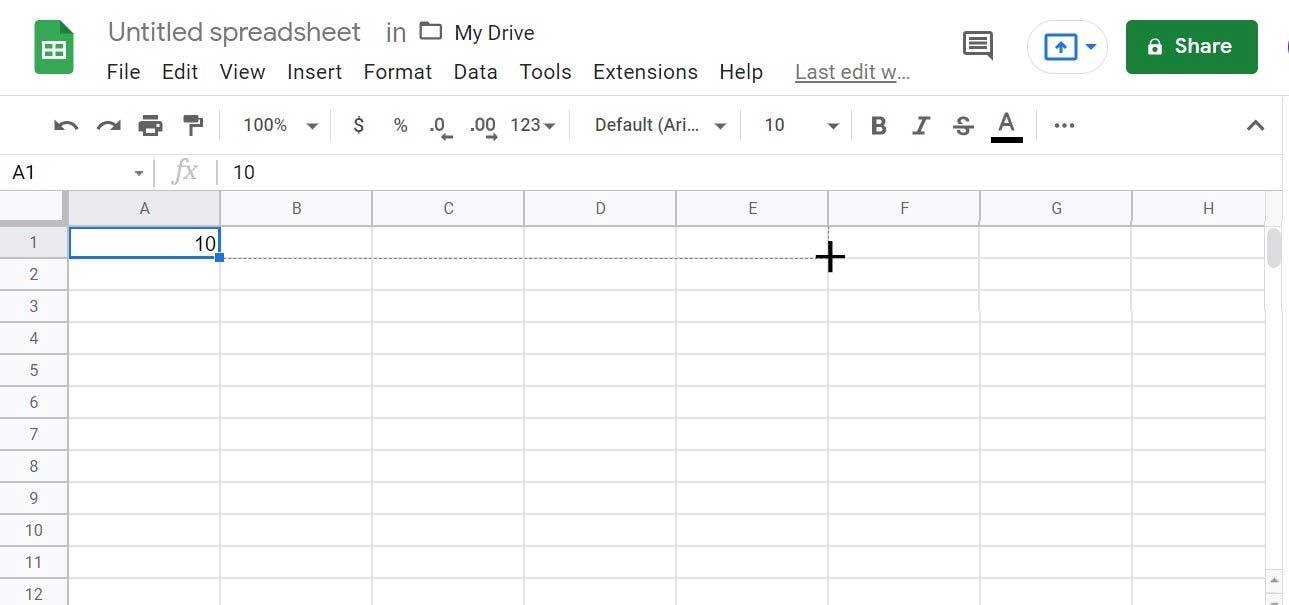 Hvernig á að fylla sjálfkrafa út línur og dálka í Google Sheets