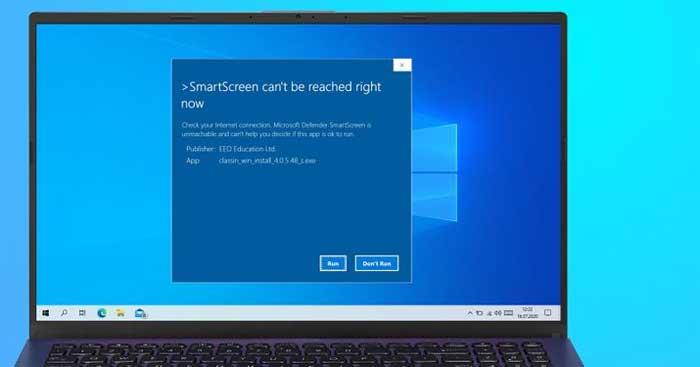 Πώς να διορθώσετε το σφάλμα ότι δεν μπορείτε να ανοίξετε το SmartScreen