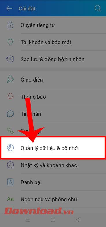 Instruccions per suprimir converses que ocupen un gran espai a Zalo