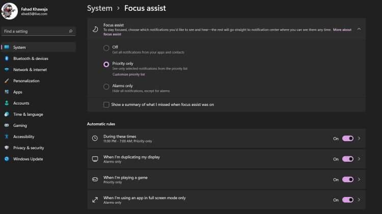 Kako koristiti Focus Assist u sustavu Windows 11