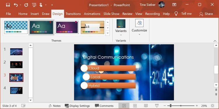 Съвети за използване на PowerPoint за подготовка на професионални презентации