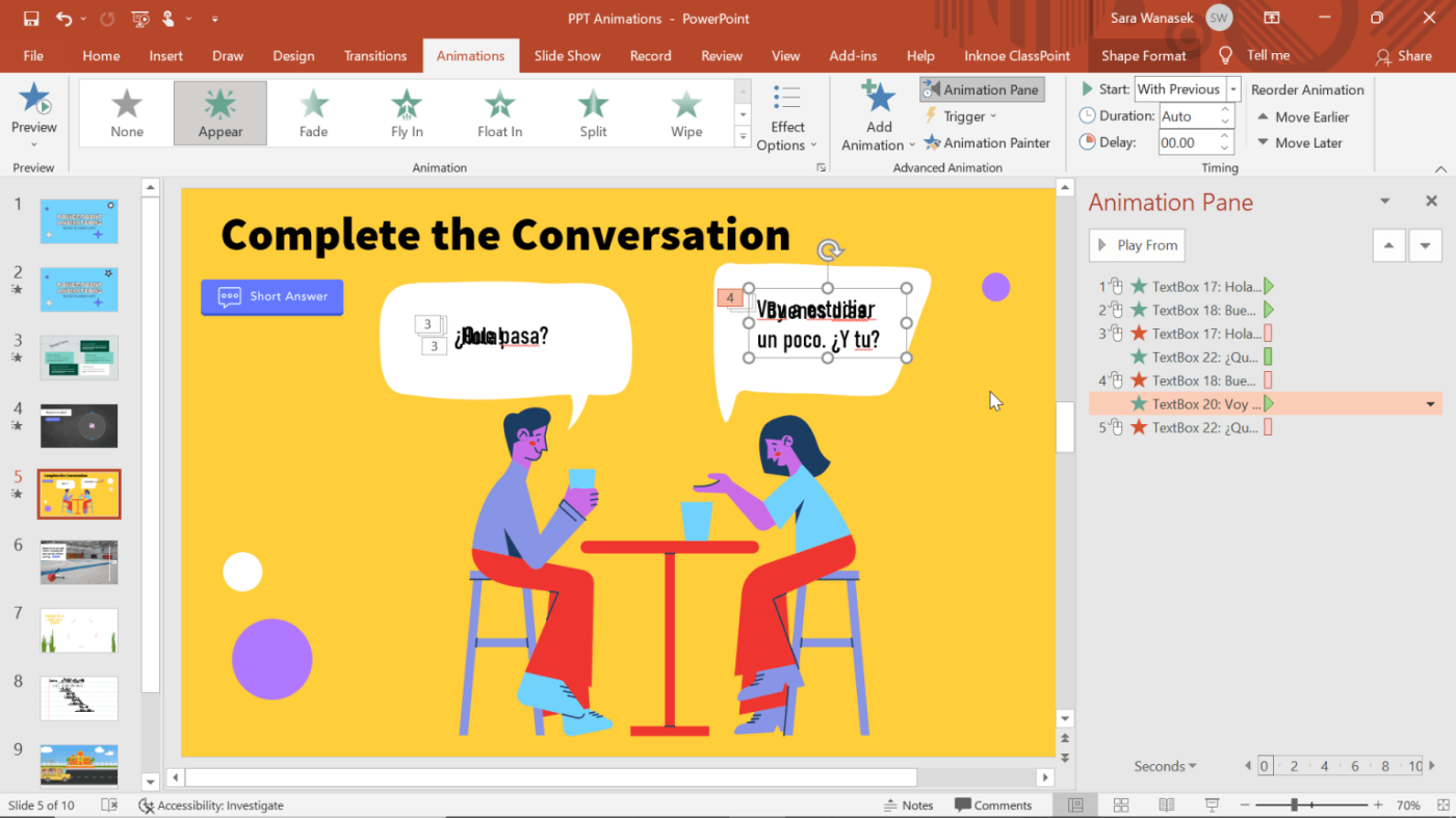 Как да създадете ефекти на изчезване и избледняване в PowerPoint