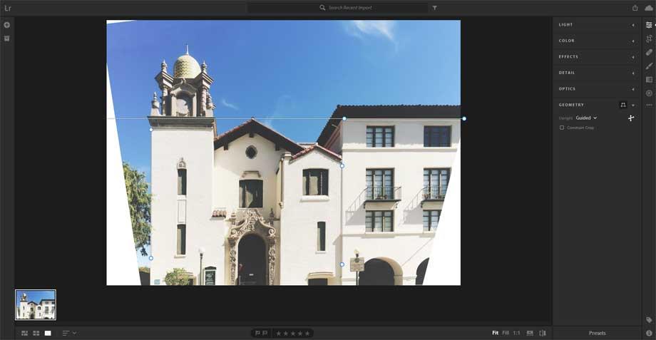 Kaip naudoti redagavimo valdiklius ir išankstinius nustatymus „Adobe Lightroom“.