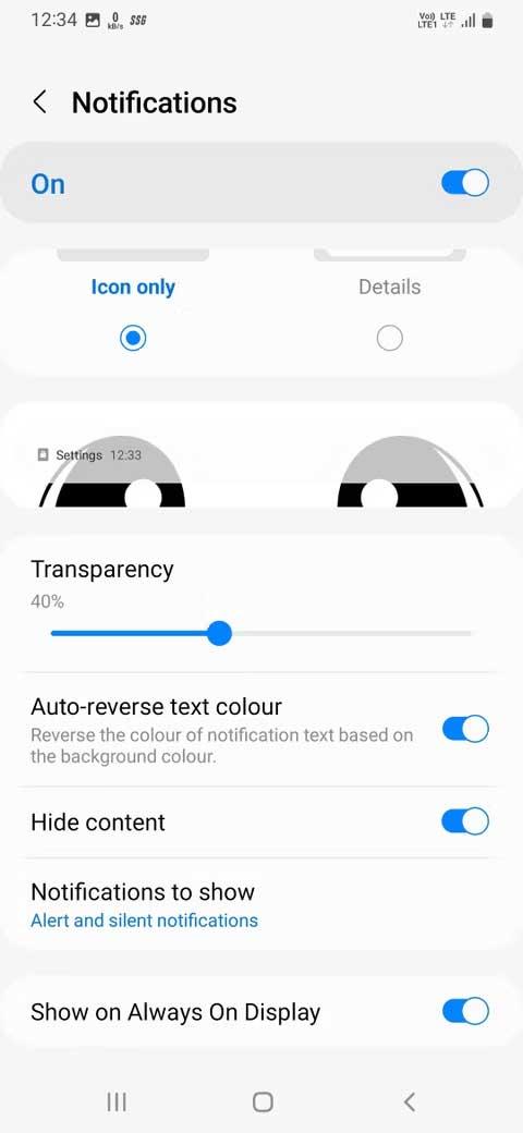 La configuració del telèfon intel·ligent Samsung Galaxy s'ha de canviar regularment