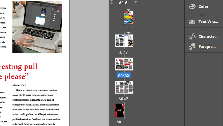 Kako dodati številke strani v Adobe InDesign